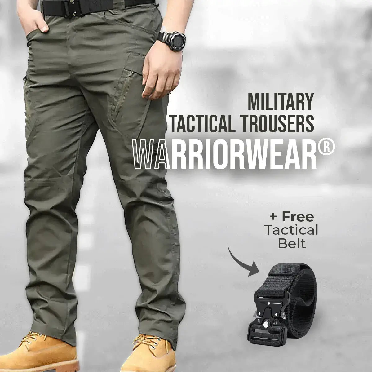 Military Tactical Pants WarriorWear® (+ Free Tactical Belt)